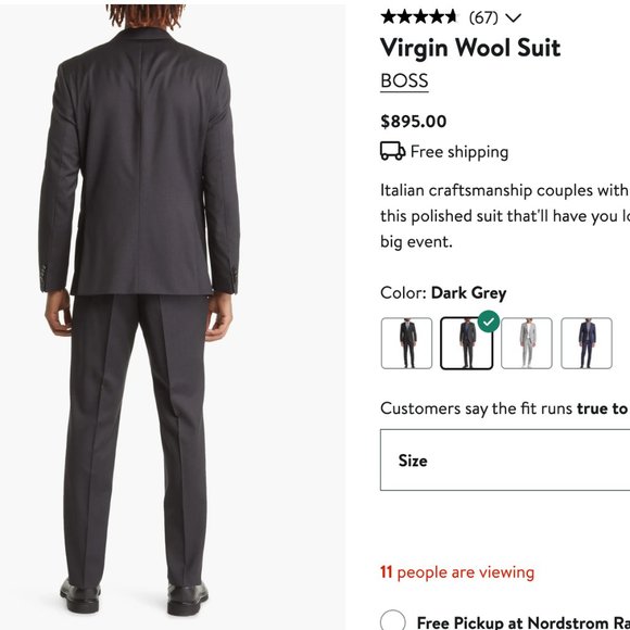 Hugo Boss Wool Jacket - Picture 2 of 5